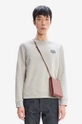 gray A.P.C. cotton sweatshirt Sweat Rider Men’s