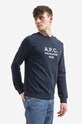 A.P.C. cotton sweatshirt Sweat Rufus without navy COEBH.H27500