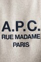 A.P.C. cotton sweatshirt Sweat Rufus gray COEBH.H27500