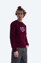 A.P.C. cotton sweatshirt Sweat Rufus COEBH.H27500 maroon