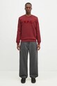 A.P.C. bluza bawełniana Sweat COFAX.H27378 bordowy