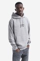 Maharishi cotton sweatshirt Planet friendly gray 7010.MARL
