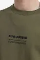 зелен Памучен суичър Maharishi Miltype Embroidered Crew Sweat 7011 OLIVE