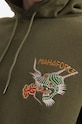 Maharishi bluza bawełniana Force Embroidered zielony 8076.OLIVE