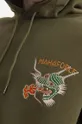 zelená Bavlněná mikina Maharishi Force Embroidered 8076 OLIVE
