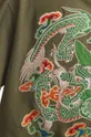 Памучен суичър Maharishi Force Embroidered 8076 OLIVE Чоловічий