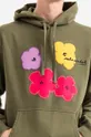 green Maharishi cotton sweatshirt Maharishi x Warhol Flowers