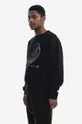 Памучен суичър Maharishi Chanile Olive Banana x Warhol Embroidery 9643 BLACK