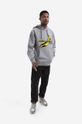 Pamučna dukserica Maharishi Chanile Banana x Warhol 9644.MARL siva AA00