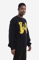 Βαμβακερή μπλούζα Maharishi Chanile W x Warhol 9645.BLACK