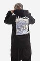 Clothing Maharishi cotton sweatshirt Tiger x Warhol 9707.BLACK black