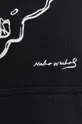 Bavlnená mikina Maharishi Tiger x Warhol Embroidery 9707 BLACK