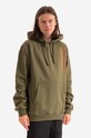 Maharishi hanorac de bumbac Miltype imprimeu verde 9756.OLIVE