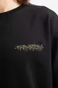 Maharishi cotton sweatshirt Maha Crew black 9810.BLACK