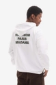 Памучен суичър Drôle de Monsieur Hoodie Santa HO121 WHITE 100% памук