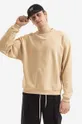 коричневий Бавовняна кофта Drôle de Monsieur Le Sweatshirt Чоловічий