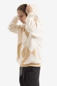 Bavlněná mikina Drôle de Monsieur Le Hoodie Argyle HO103 BEIGE Pánský