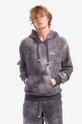 сив Памучен суичър CLOTTEE Script Tie Dye Hoodie Чоловічий