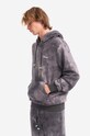 CLOTTEE felpa in cotone Script Tie Dye Hoodie CTHD3002.GREY
