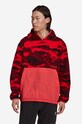 Mikina adidas vzorovaný červená H09087
