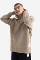Norse Projects hanorac de bumbac Fraser Tab Series Sweat N20.1282.0966 burgundia