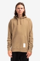 hnědá Bavlněná mikina Norse Projects Kristian Tab Series Hood N20-1294 0966 Pánský