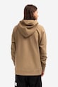 Odzież Norse Projects bluza bawełniana Kristian Tab Series Hood N20.1294.0966 brązowy