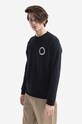 Norse Projects bluza bawełniana Vagn BMC Logo Print nadruk czarny N20.1284.9999