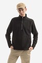 Norse Projects sweatshirt Frederik Fleece Half Zip Planet friendly black N20.1286.9999