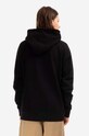 Pamučna dukserica Norse Projects Kristian Tab Series Hood crna N20.1294.9999