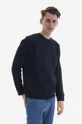 tmavomodrá Bavlnená mikina Norse Projects Vagn Classic Crew Vagn Classic Crew N20-1275 7004 Pánsky