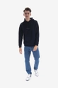 Norse Projects bluza bawełniana Vagn Classic Hood granatowy