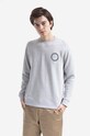 Norse Projects hanorac de bumbac Vagn BMC print gri N20.1284.1026