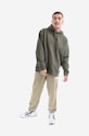 Norse Projects hanorac de bumbac Fraser Tab Series N20.1282.8098 verde AA00