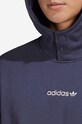 adidas Originals cotton sweatshirt navy HN0380