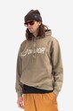 Ader Error sweatshirt applique green BLAFWHD07BG