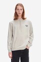 Хлопковая кофта A.P.C. Marvin хлопок серый COEZD.H27733