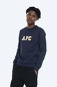 navy A.P.C. cotton sweatshirt Malcolm Men’s