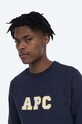 A.P.C. cotton sweatshirt Malcolm navy COEKQ.H27618
