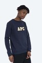 A.P.C. cotton sweatshirt Malcolm COEKQ.H27618 navy