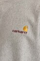 Carhartt WIP bluză American Script gri I025475.GREY.HEATH