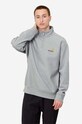 Carhartt WIP bluză American Script uni gri I027014.GREY.HEATH