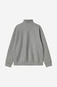 Carhartt WIP bluză American Script gri I027014.GREY.HEATH