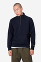 Dukserica Carhartt WIP Chase bez uzorka mornarsko plava I027038.DARK.NAVY.