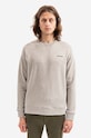 Norse Projects cotton sweatshirt Vagn Logo Planet friendly gray N20.1283.1026