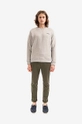 Norse Projects hanorac de bumbac Vagn Logo gri