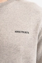 γκρί Βαμβακερή μπλούζα Norse Projects Vagn Logo