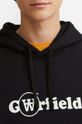 Oblečení Bavlněná mikina Wood Wood X Garfield Ian Hoodie Hanging 30045601-2424 BLACK 30045601.2424 černá