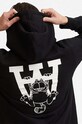 Bavlněná mikina Wood Wood X Garfield Ian Hoodie Hanging 30045601-2424 BLACK černá 30045601.2424