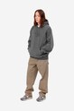 Carhartt WIP felpa in cotone I029523.VULCAN grigio AW23
